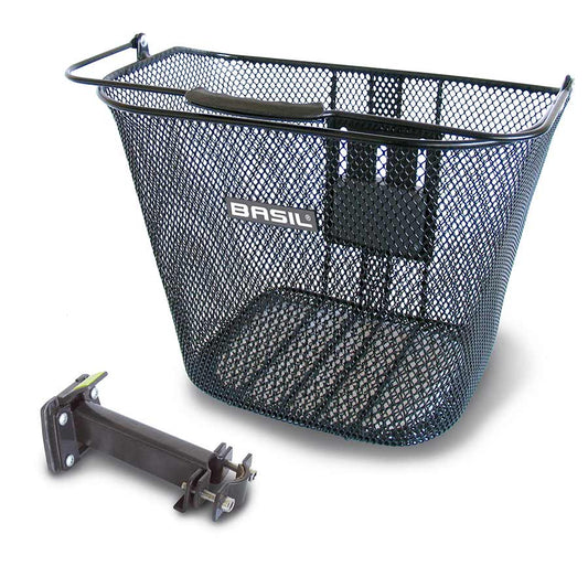 BASKET, FRONT, STEEL, BLACK