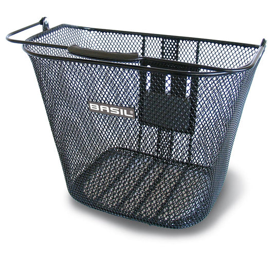 BASKET, FRONT, KLICKFIX SYSTEM, BLACK