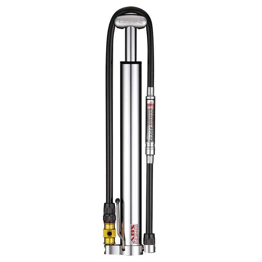 PUMP, 90PSI, SILVER, WITH GAUGE