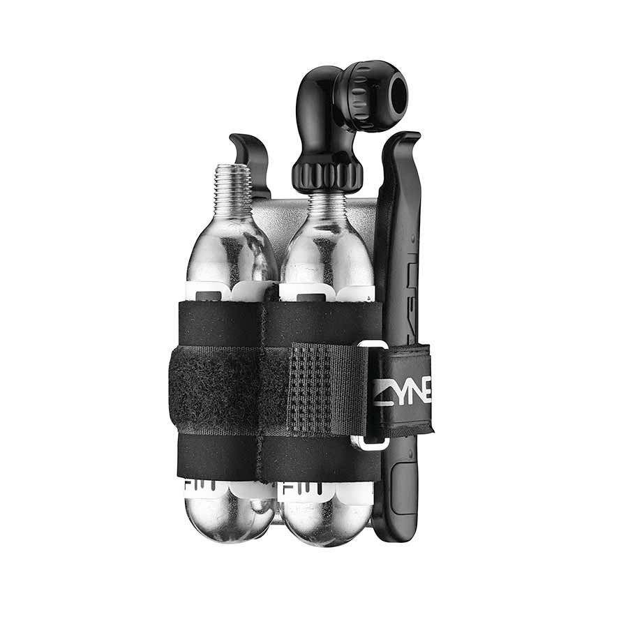 CO2 INFLATOR, THREADED, PRESTA, SCHRADER, 2X25G