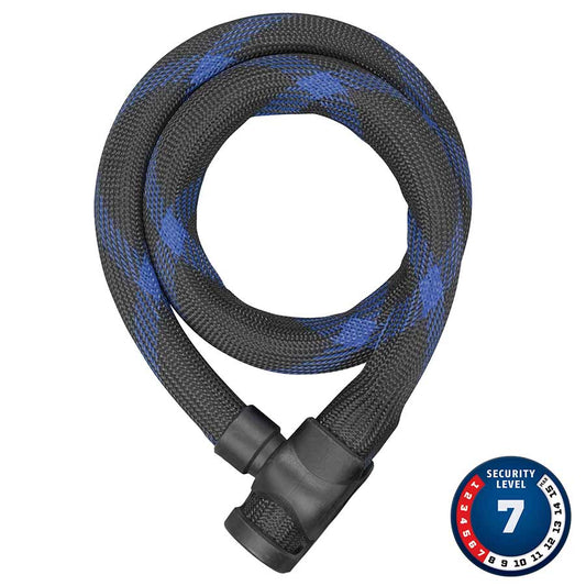 CABLE LOCK, KEY, 20MM, 85CM, 2.8', BLACK