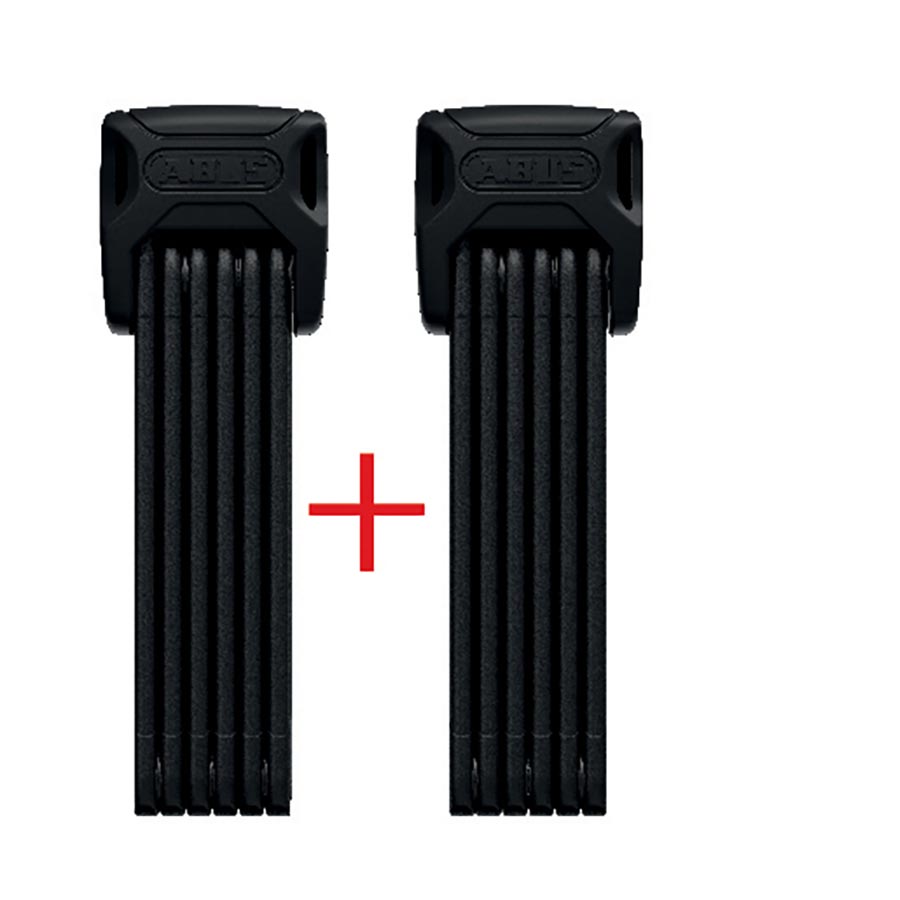 FOLDING LOCK, KEY, 120CM, 3.9', 5MM, BLACK