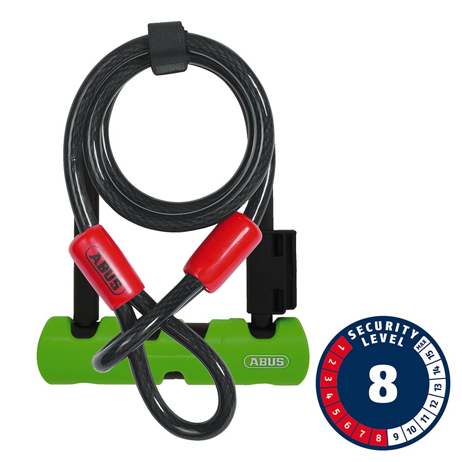 U-LOCK, KEY, 140X150MM, 5.5''X5.9'', THICKNESS IN MM: 12MM, GREEN