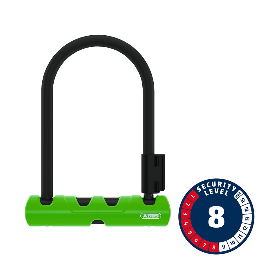 U-LOCK, KEY, 12MM, 140X150MM, 5.5''X5.9'', SH34, GREEN