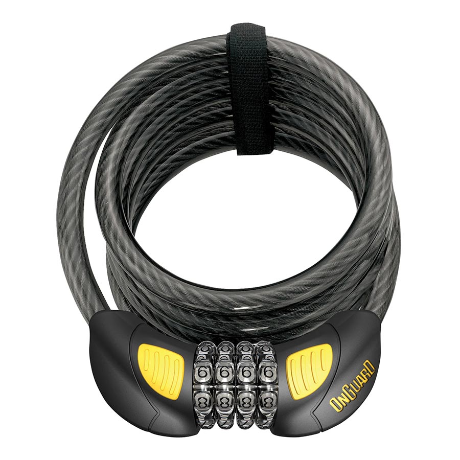 CABLE LOCK, COMBINATION, 12MM, 185CM, 73'', BLACK