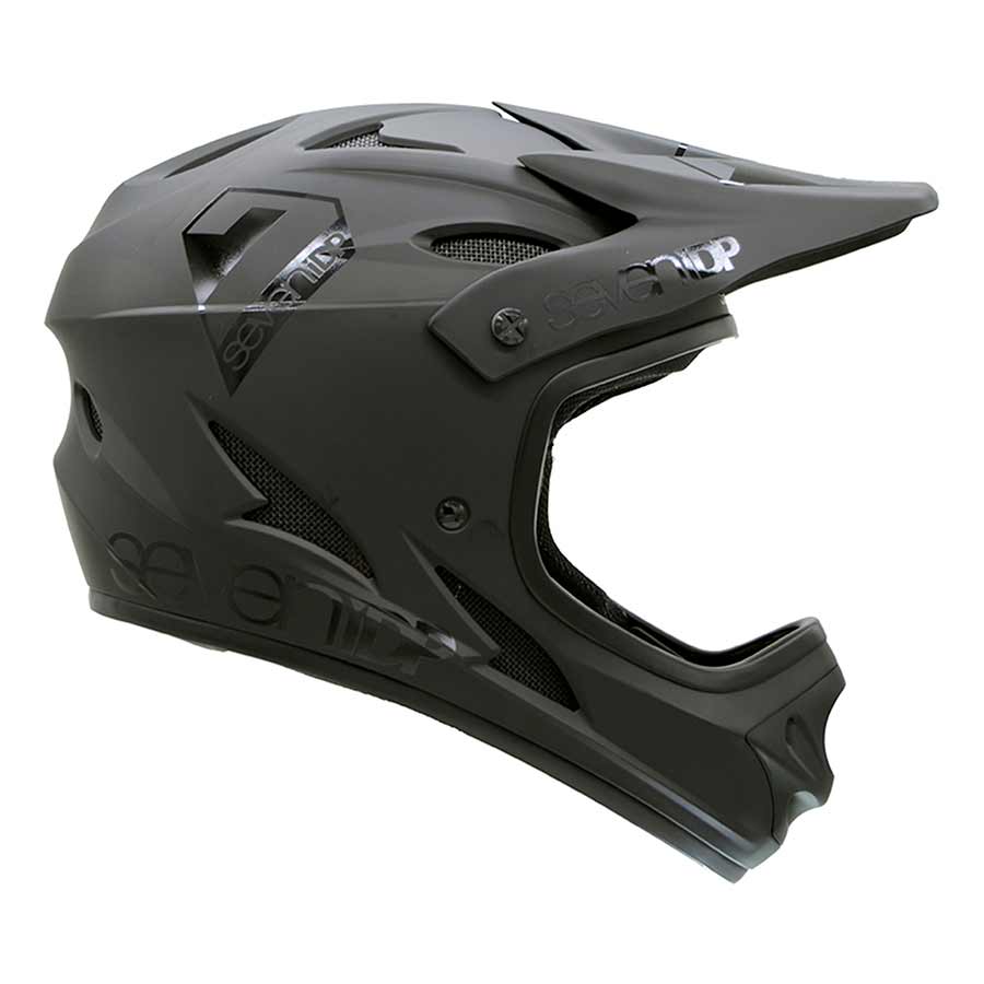 HELMET, MATT BLACK/GLOSS BLACK, M, 48 - 50CM
