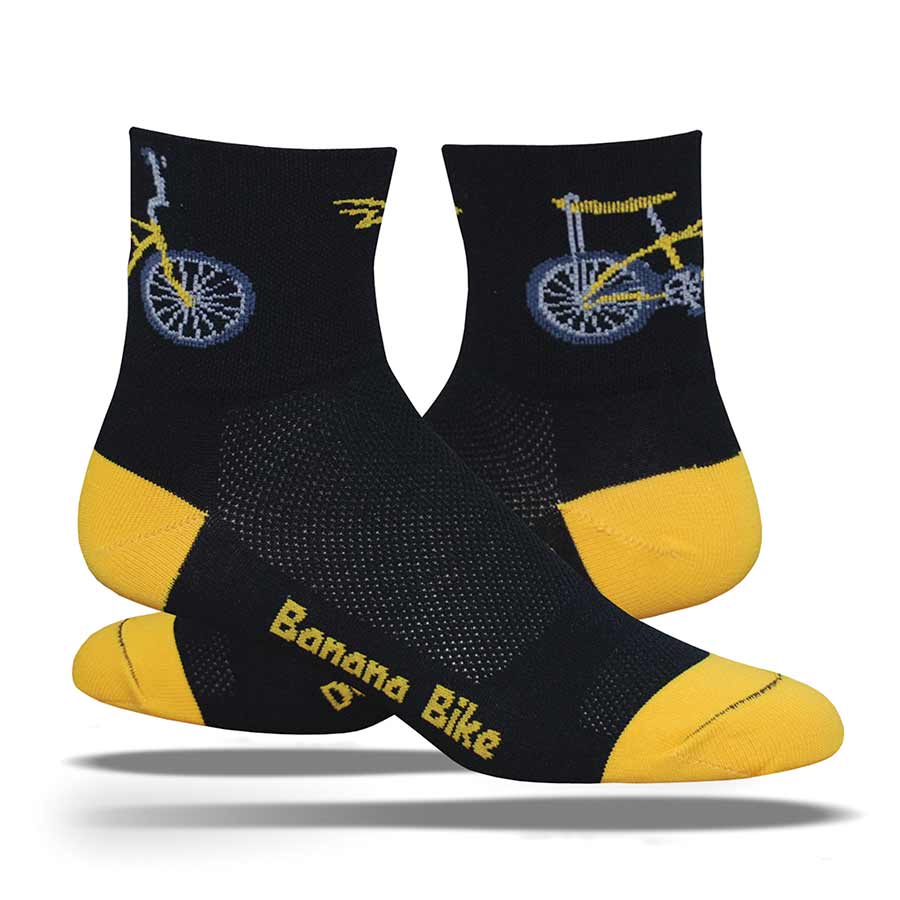 SOCKS, BIKE BLACK, L, PAIR