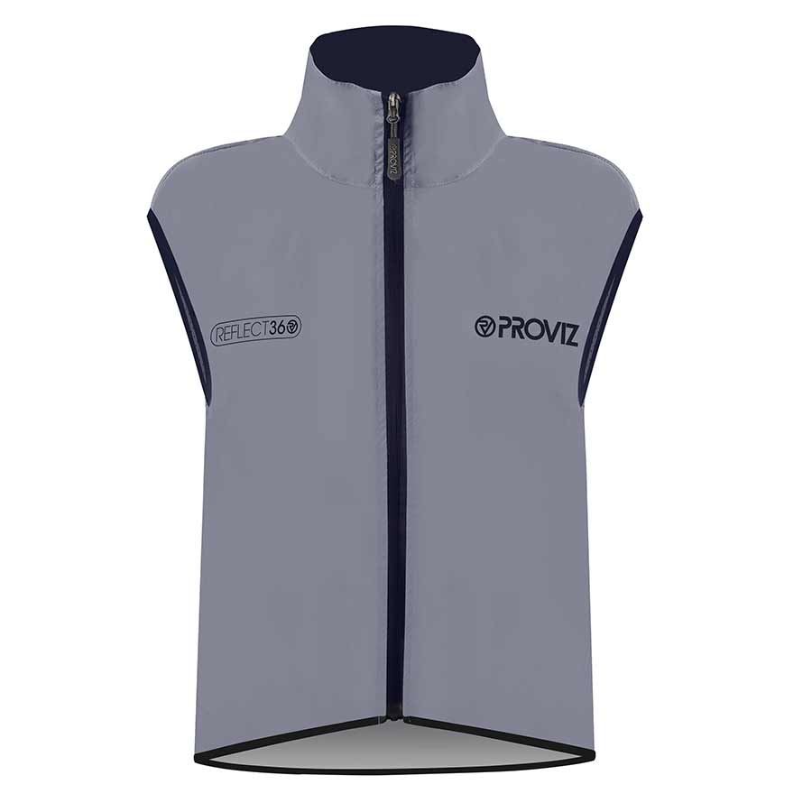 VEST, WOMEN, SILVER, 38