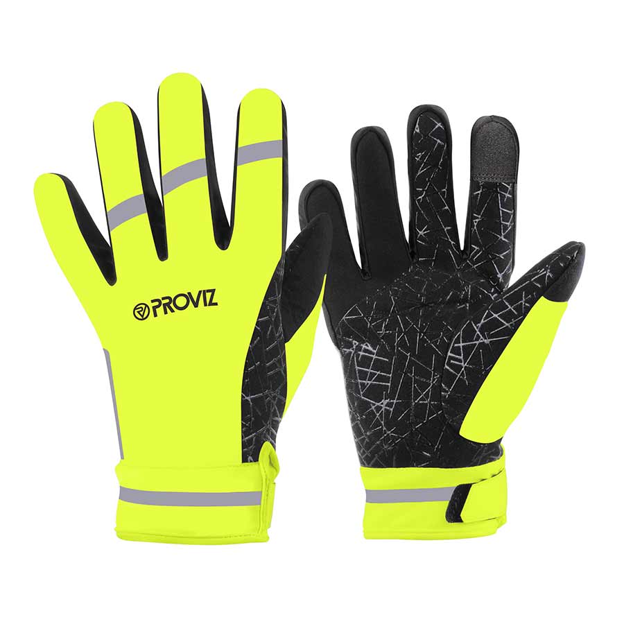 WINTER GLOVES, YELLOW, L, PAIR