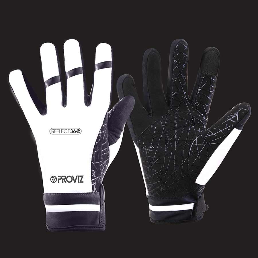 WINTER GLOVES, SILVER, M, PAIR