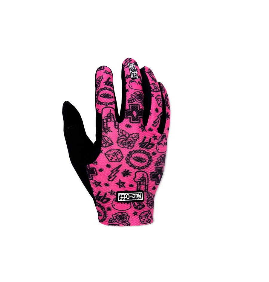 FULL FINGER GLOVES, PINK, M, PAIR