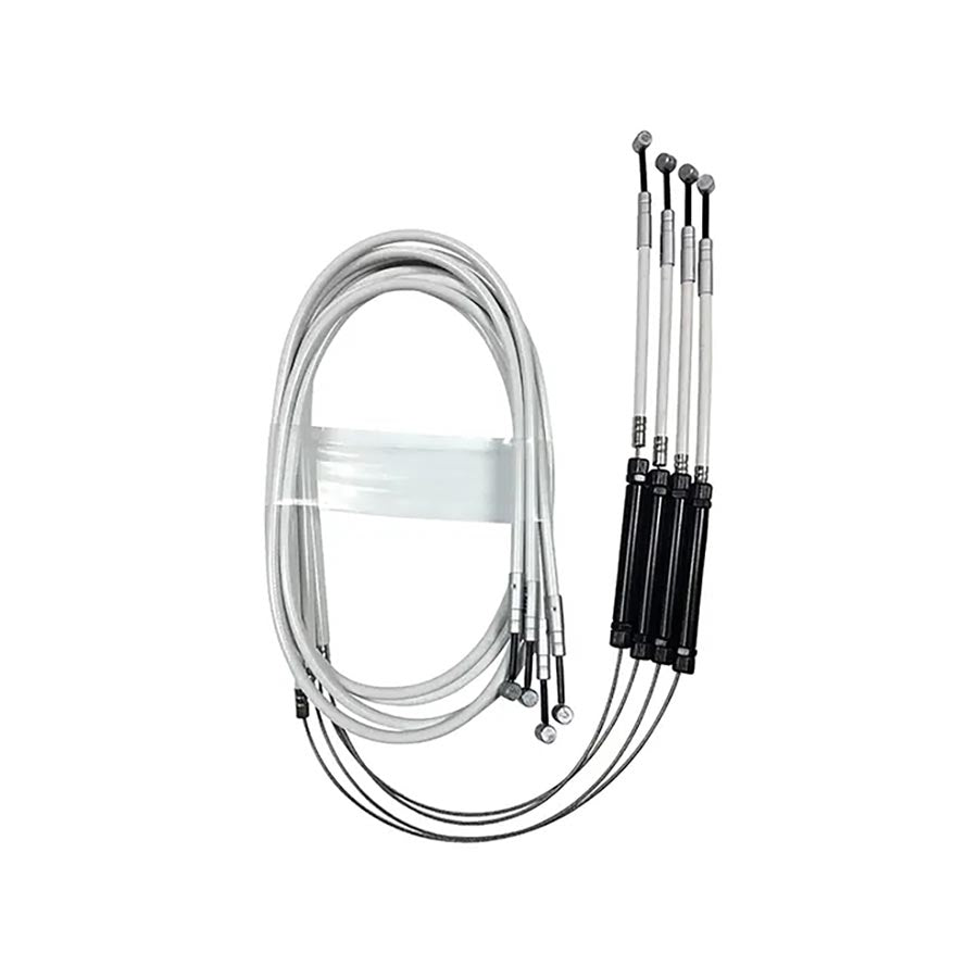 COMPLETE STEERING CABLE KIT (4 CABLES) FOR SUPERMARCHE