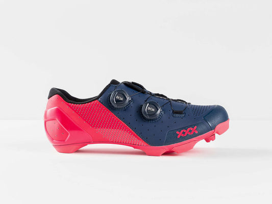 SHOE BONTRAGER XXX MTB 45.5 NAUTICAL NAVY/RADIOACTIVE PINK