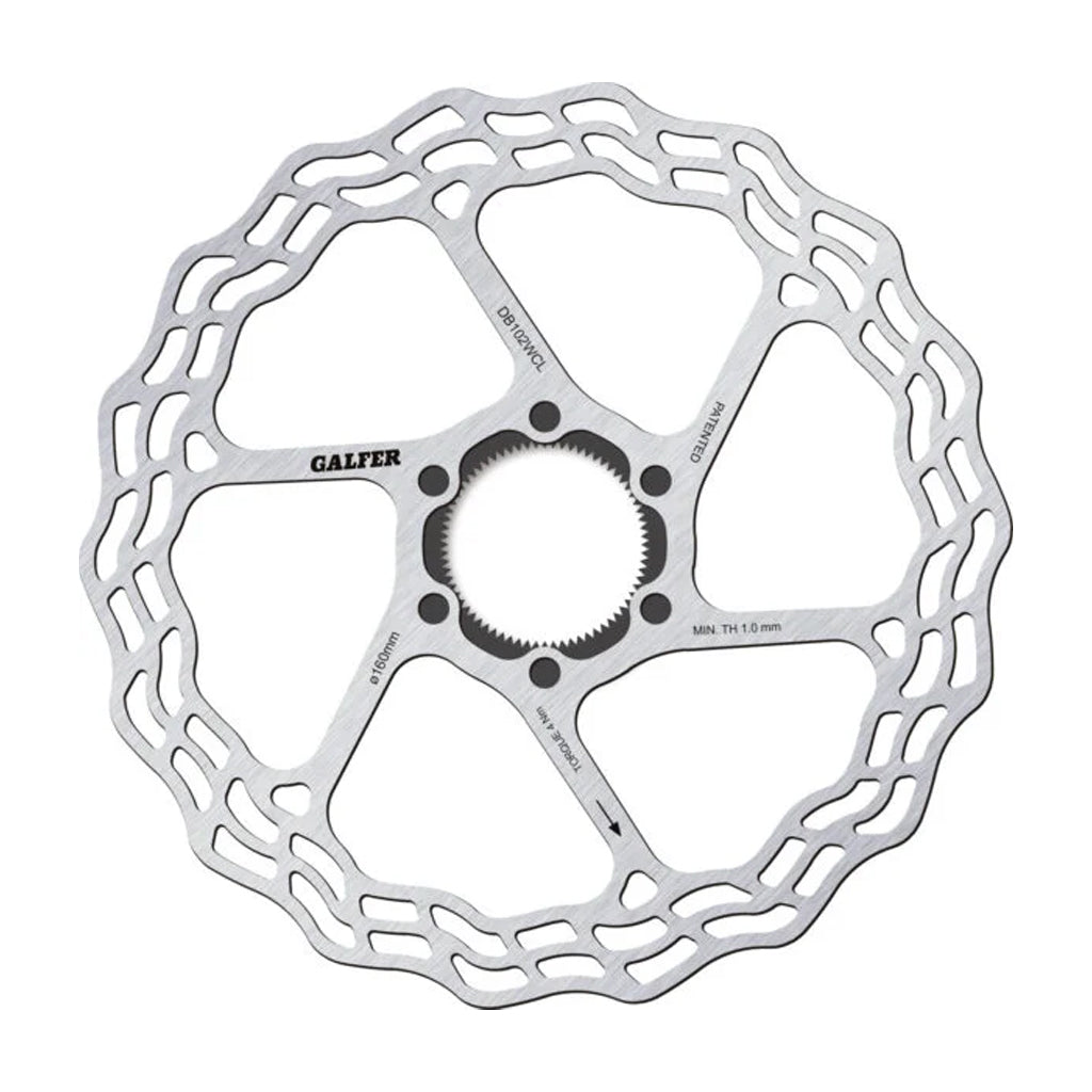 GALFER BRAKE ROTOR 140MM X 1.8MM ROAD CENTERLOCK